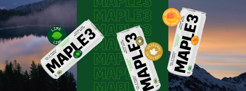 Maple 3 Launches a New Range of Organic Sparkling Maple Waters