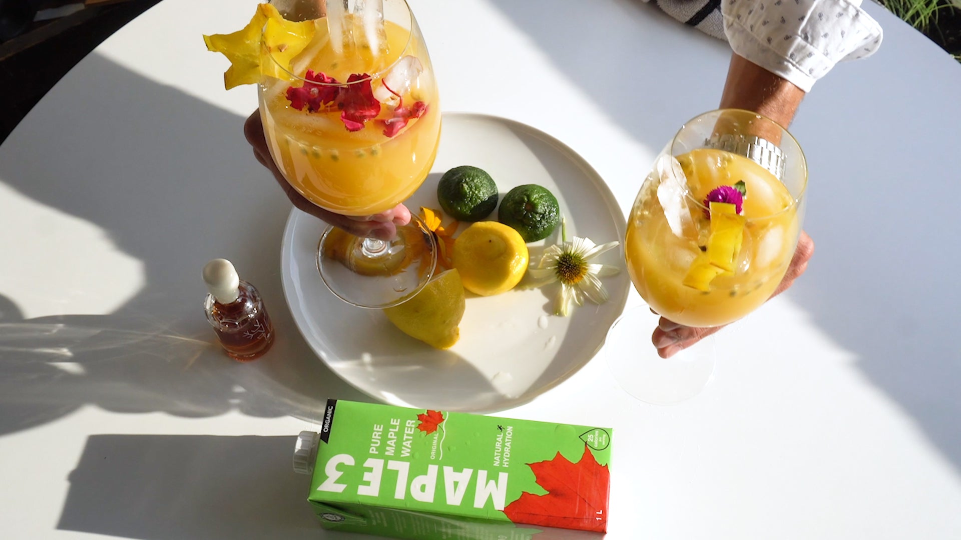 Maple Water Exotic Cocktail