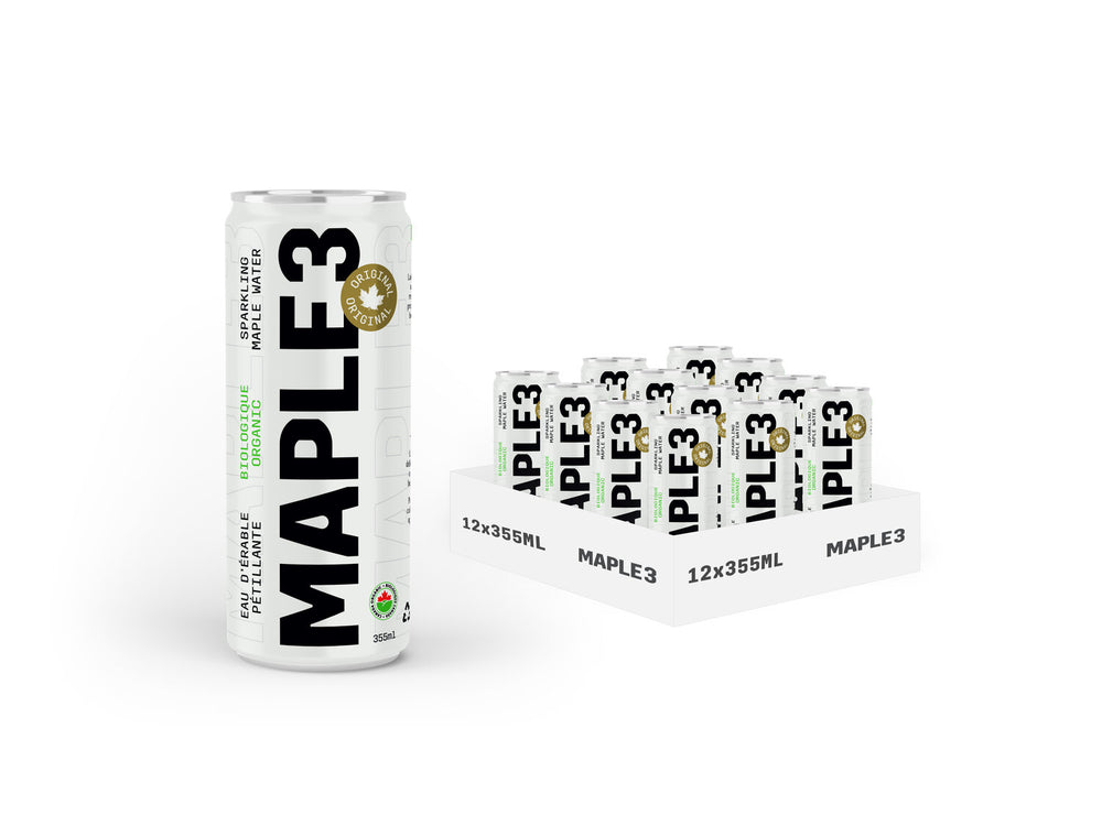 Original Sparkling Organic Maple Water - 12 X 355ML (WS)