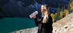 Drinking pure maple water after a hike in British Columbia.